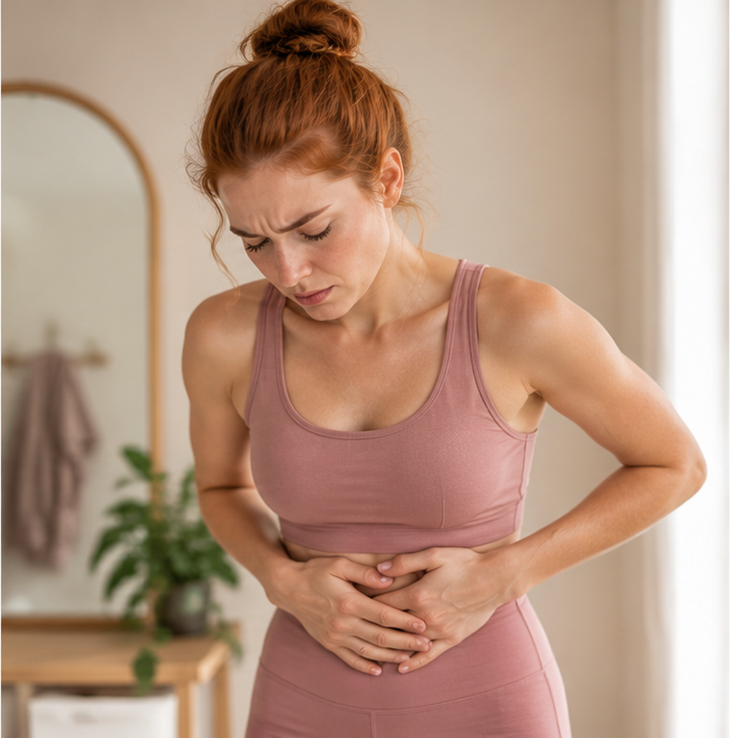 Donna con endometriosi