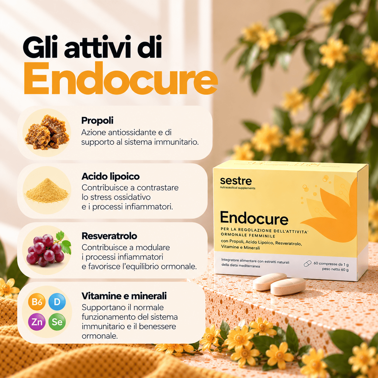 Endocure composizione